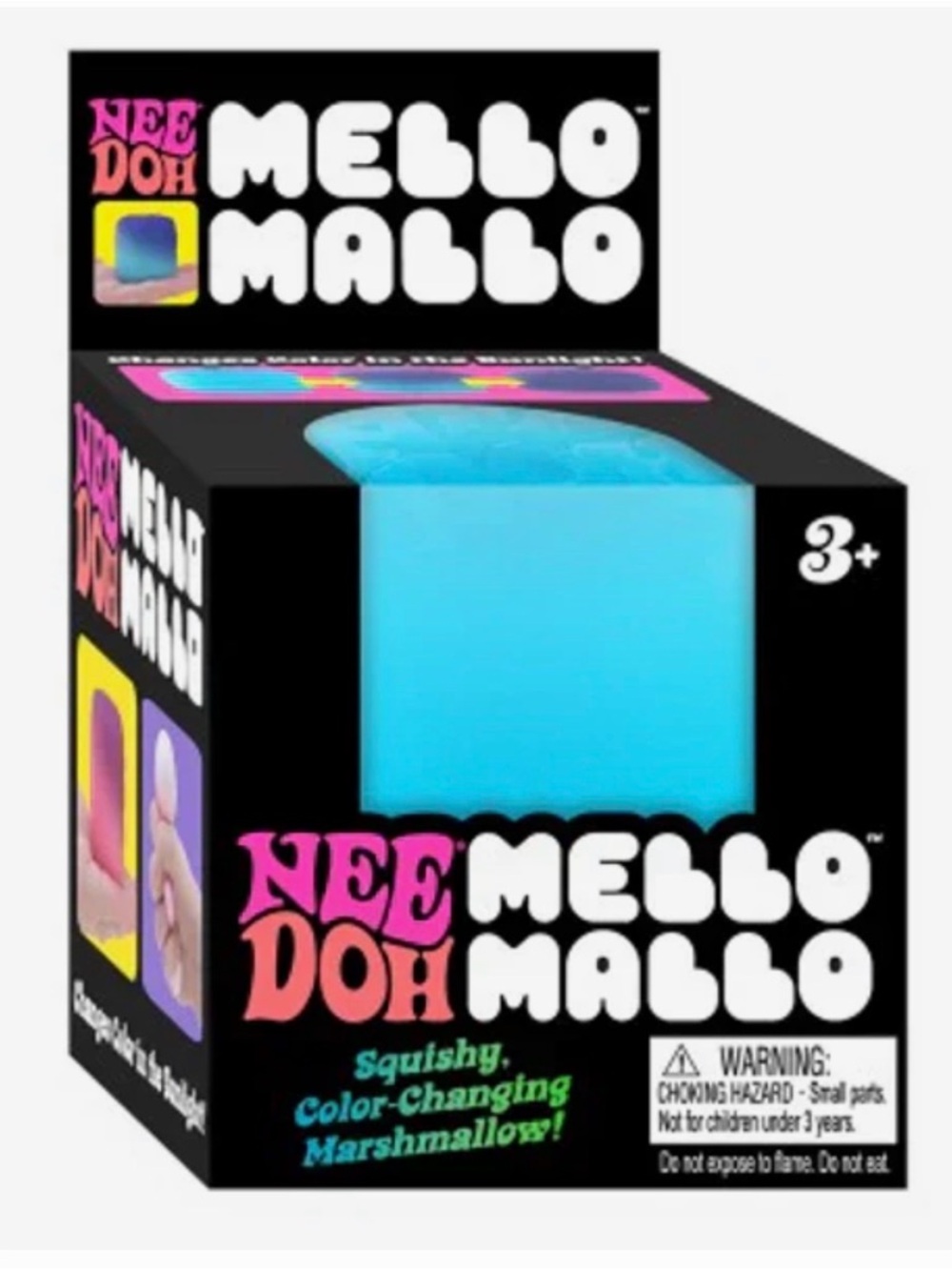 Mello Mallo Color-Changing Squishy Toy - Blue